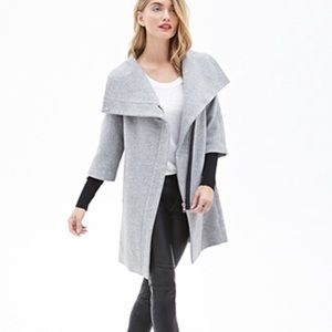 Gray and Black Coat